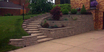 outdoor steps landings